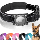 Collar AgoumLux con soporte AirTag y protección IP68 para localización fiable