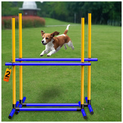 AHAILUOO barra de ajuste para salto de perro, ideal para progresión de entrenamiento
