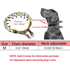 Aheasoun collar ajustable de 19.6 pulgadas para un ajuste cómodo