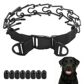 Aheasoun collar prong para perros grandes, enfoque en diseño robusto para adiestramiento.