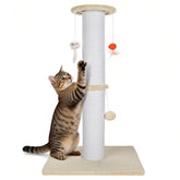 Ahomdoo poste rascador 36.5 pulgadas beige para gatos grandes