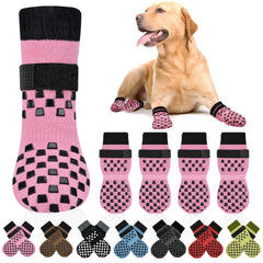 AIEDOULER calcetines para perros con ajuste triple y seguro.