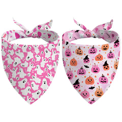 Bandana aienssfwe para perros con calabaza, diseño doble cara para más looks festivos