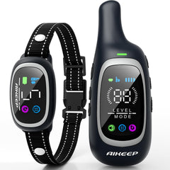 AIKEEP collar con control remoto para sesiones al aire libre y alcance largo.