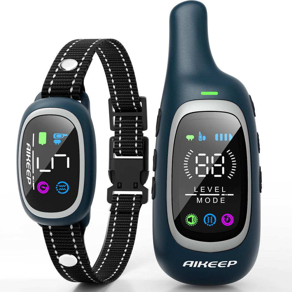 AIKEEP collar de entrenamiento con remoto, alcance de 3300 pies para entrenamientos al aire libre.