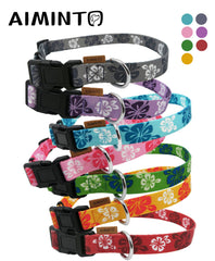 Aiminto collar ligero y resistente, ideal para salidas largas.