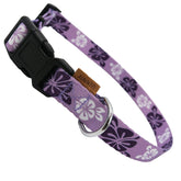 Aiminto collar con patrón floral hawaiano, ideal para paseos diarios