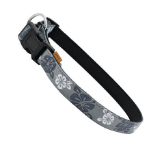 Collar Aiminto con patrón floral y neopreno acolchado para mayor comodidad durante paseos.