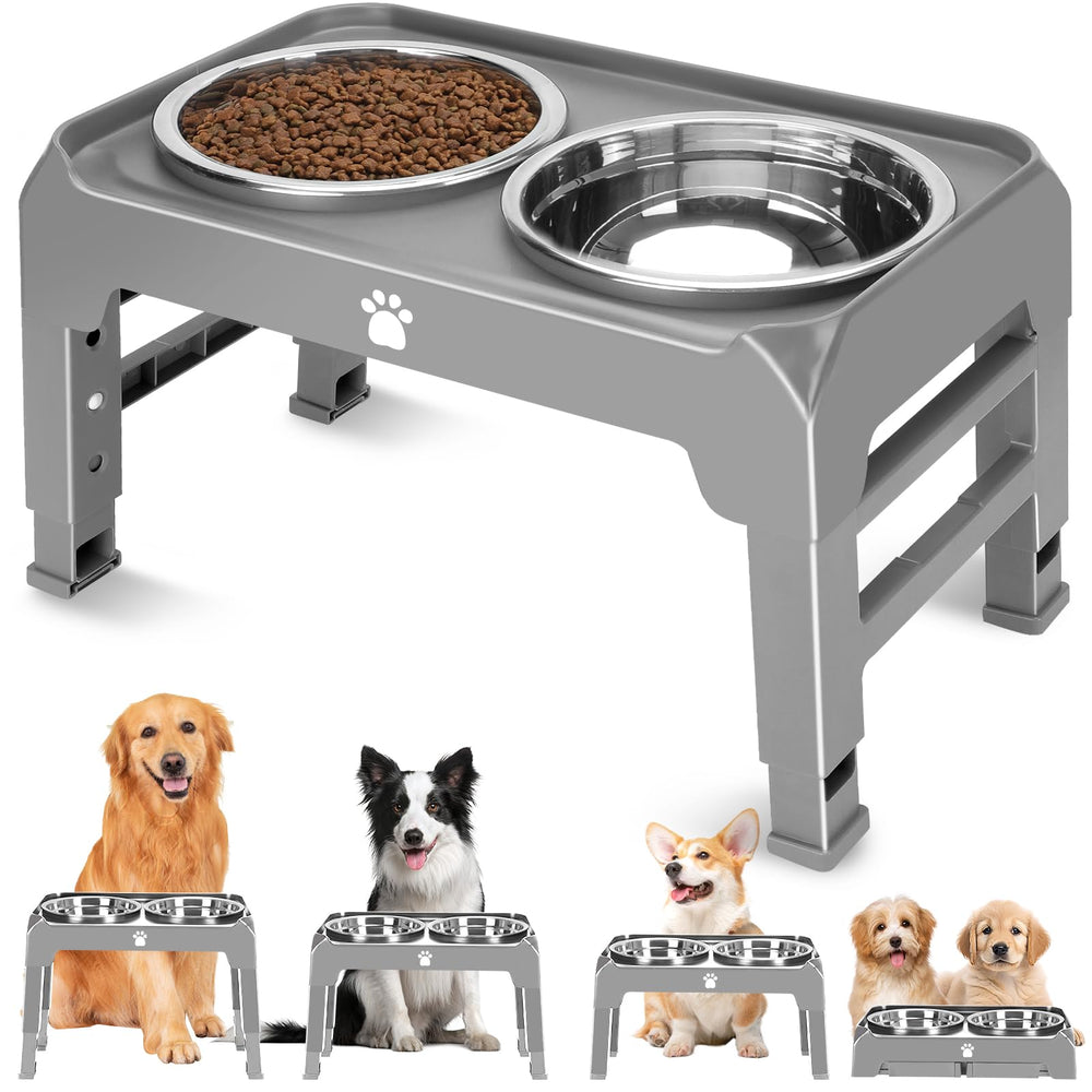 AirMX soporte elevado para perros con cuencos mejora la postura al comer