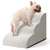 Airpanda escaleras para perro de tres peldaños para sofá, con beneficio de subida estable