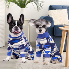 AITOLI pijama para perro de manga larga, mantiene limpio el hogar y evita lamidos.