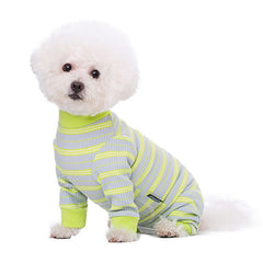 AITOLI pijama postoperatorio para perro, manga larga, mantiene el pelo limpio en casa.