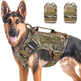 Arnés AIWAI táctico en camuflaje con bolsas laterales para organización durante entrenamiento.