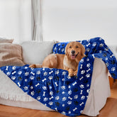 AIWEK manta perro con impermeabilidad y diseño impreso para proteger muebles