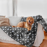 AIWEK manta impermeable para perros con patrón impreso protege muebles.