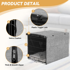 Akinerri funda de jaula ventilada de 600D protege contra polvo y viento.