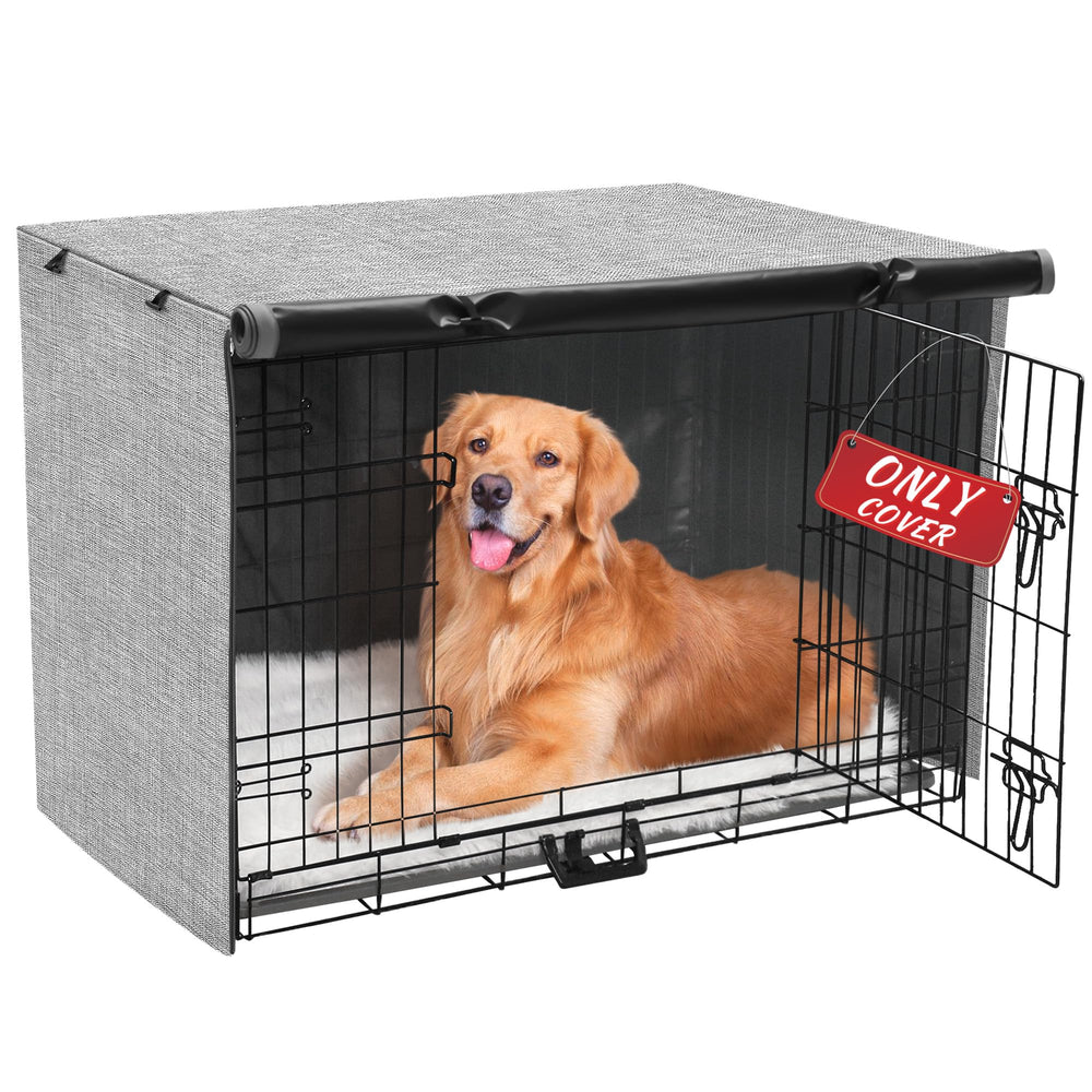 Akinerri cubrejaula con puerta doble impermeable para jaula de 24 pulgadas.