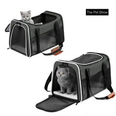 Akinerri transportín aprobado para aerolíneas, viaje seguro para mascotas.