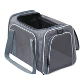 Akinerri transportín suave para mascotas, vista general, cómodo para viajes.