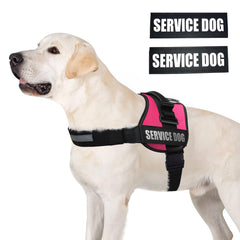 ALBCORP arnés de servicio para perro con reflectante lateral para visibilidad