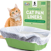 Alfapet bolsas para arena de gato extragrandes, se ajustan a bandejas grandes con facilidad