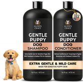 ALFIE'S CHOICE champú para perros en bote ofrece lavado suave para cachorros.