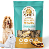 ALFIE'S TREATOS mejillones-verdes-naturales para movilidad de perros y gatos.