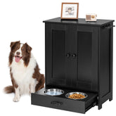 ALINE FURNITURE estación de alimentación para perros con almacenamiento, ordena la zona de comida.