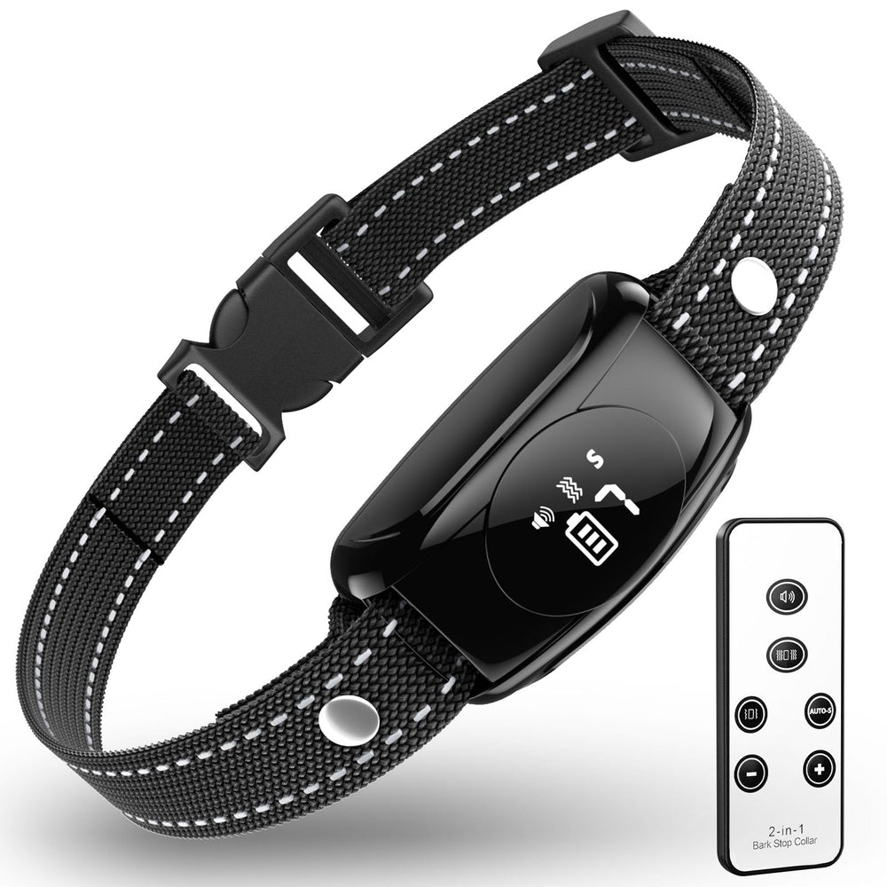 ALKD collar anti-ladridos sin descarga con sonido de aviso para entrenamiento suave