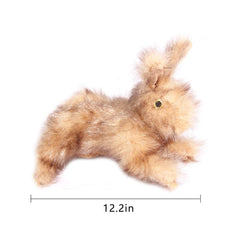 ALL FOR PAWS conejo realista de peluche con detalle atractivo para morder y jugar.