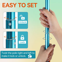 ALL FOR PAWS Flirt Pole cordón nylon resistente para juego prolongado