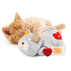 ALL FOR PAWS peluche latido realista para gatos, calma suave.