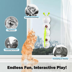 ALL FOR PAWS Juguete con sensor de movimiento activa la diversión para gatos en interiores.