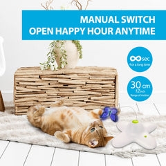 ALL FOR PAWS juguete-automatico-gato: entretenimiento automático para gatos, ideal para estimular juego.