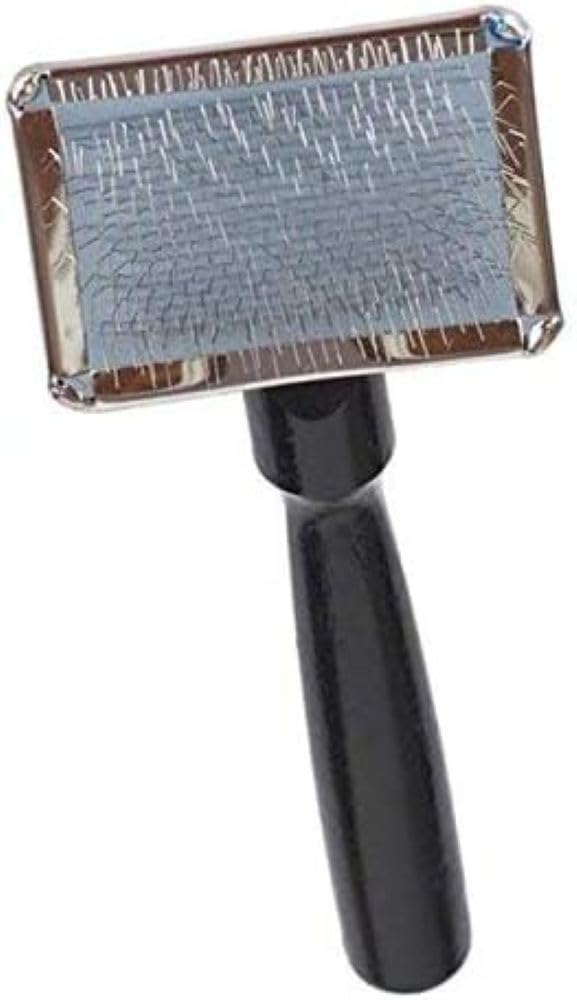 All Systems Slicker Brush para perro pequeño, cepilla suave para pelaje sensible.