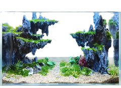Allcolor rocas decorativas para acuario, paisaje rápido y natural.