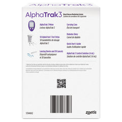AlphaTrak 3 tiras de prueba 50 para monitorear la glucosa