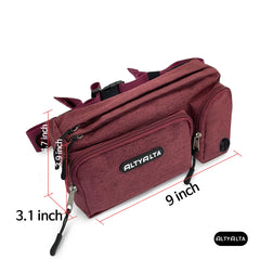 ALTYALTA EZ Riñonera para Paseos con Perros, dispensador de bolsas para paseos limpios