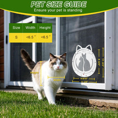 ALUMANI puerta-gato-mosquitera cierre deslizante para seguridad y control