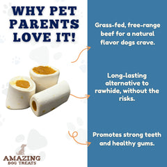 Amazing Dog Treats: beneficios dentales al masticar de forma natural.