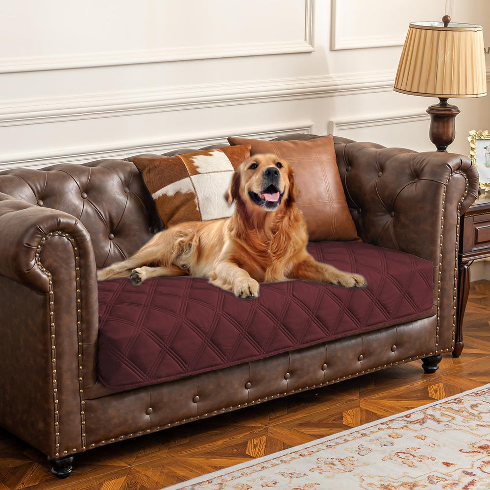 Ameritex funda impermeable para muebles con perro, protección contra líquidos y suciedad.