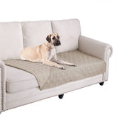 Ameritex funda impermeable para perro sobre sofá protege muebles de manchas.