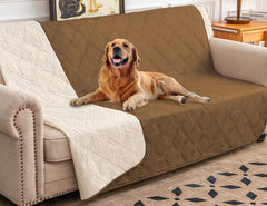 Ameritex funda impermeable para sofá con respaldo antideslizante protege tus muebles.