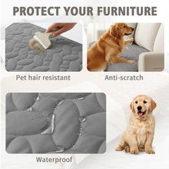 Ameritex manta para mascotas gris claro ideal para cama y uso diario
