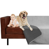Manta para mascotas Ameritex, doble cara, protege sofá y cama con suavidad.