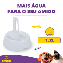 Amicus Aqua First con filtros reemplazables para agua limpia y fresca.