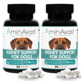 AminAvast: cápsulas espolvoreables para apoyo renal en perros, fáciles de mezclar en comida.