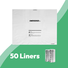 AMOGOGOPET bolsas 9-11 galones, capacidad adecuada para cajas grandes.