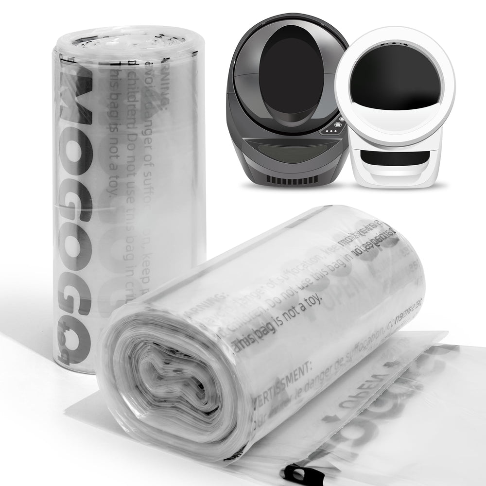 AMOGOGOPET bolsas para Robot 4, compatibilidad y lectura clara del nivel de desechos.
