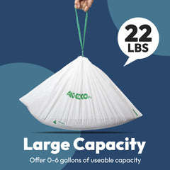 AMOGOGOPET bolsa impermeable con cordón de cierre para un uso limpio y sencillo.